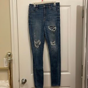 Super stretch extra high rise skinny X Long jeans